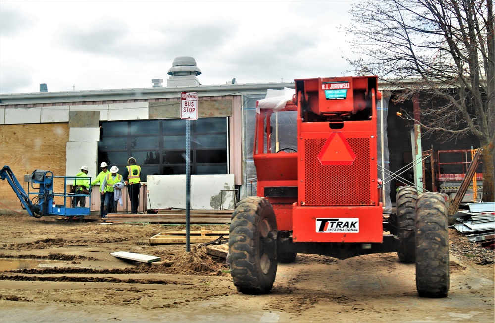 Renovation of Fort McCoy's Rumpel Fitness Center continues; progress at approximately 60 percent completion