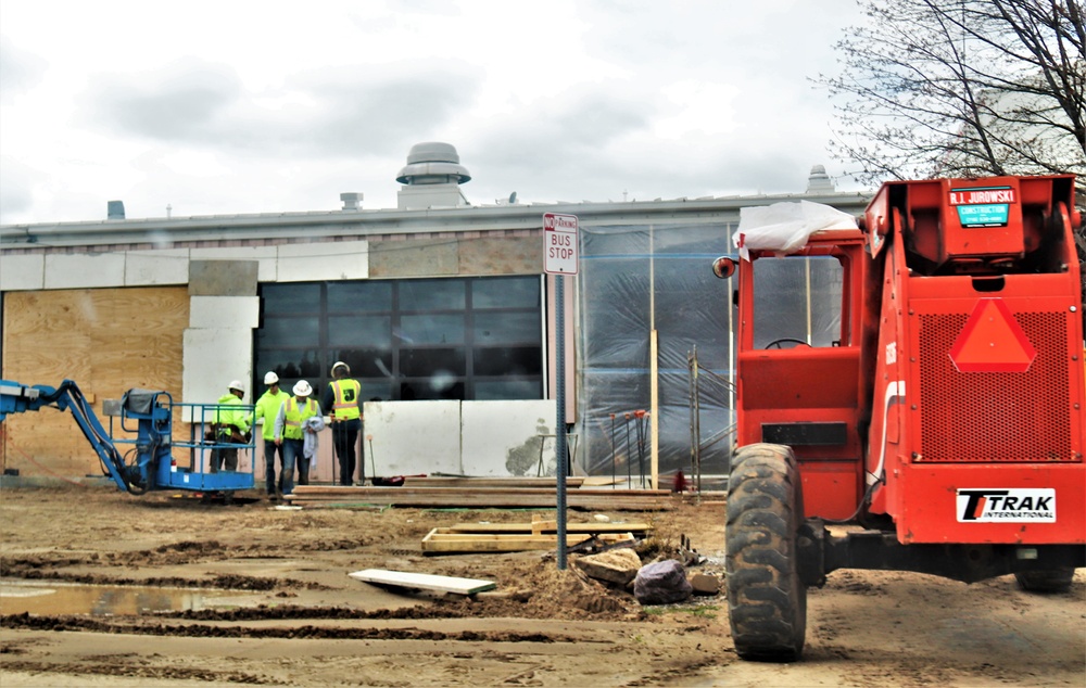 Renovation of Fort McCoy's Rumpel Fitness Center continues; progress at approximately 60 percent completion