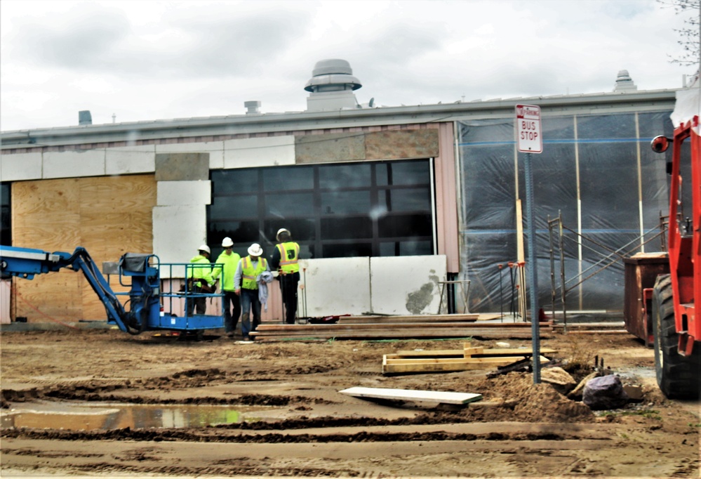 Renovation of Fort McCoy's Rumpel Fitness Center continues; progress at approximately 60 percent completion