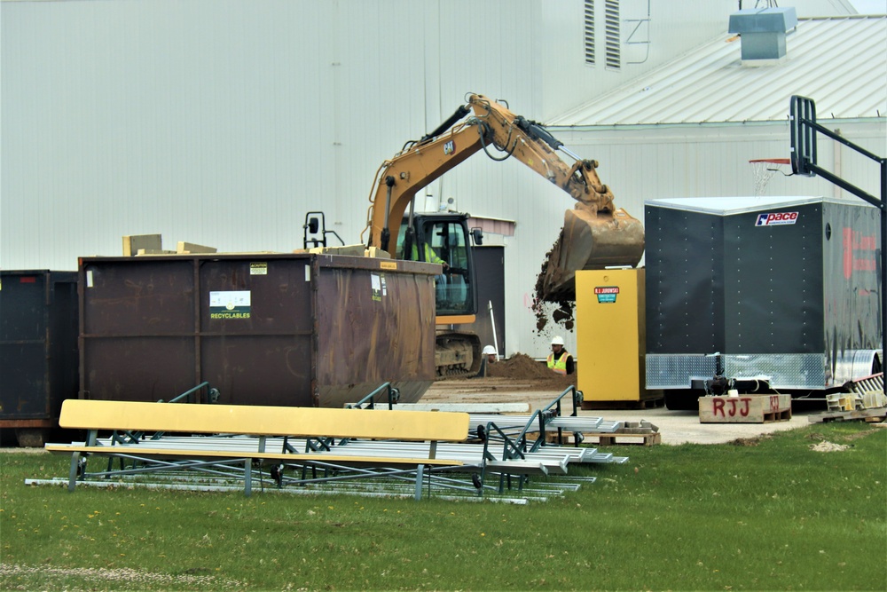 Renovation of Fort McCoy's Rumpel Fitness Center continues; progress at approximately 60 percent completion