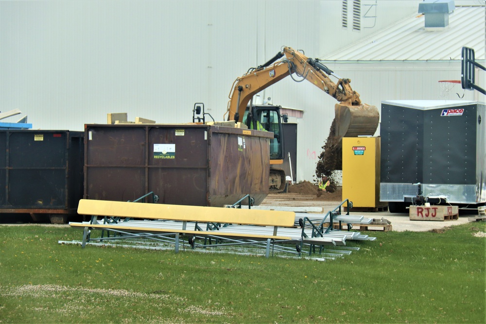 Renovation of Fort McCoy's Rumpel Fitness Center continues; progress at approximately 60 percent completion