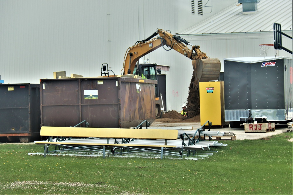 Renovation of Fort McCoy's Rumpel Fitness Center continues; progress at approximately 60 percent completion