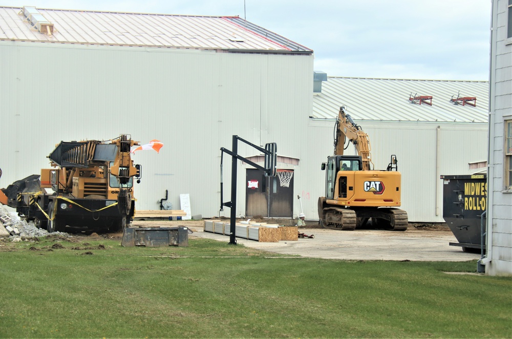 Renovation of Fort McCoy's Rumpel Fitness Center continues; progress at approximately 60 percent completion