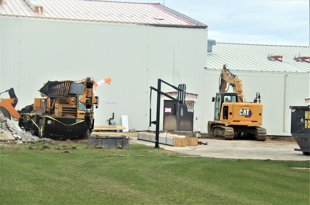 Renovation of Fort McCoy's Rumpel Fitness Center continues; progress at approximately 60 percent completion