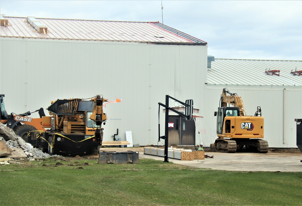 Renovation of Fort McCoy's Rumpel Fitness Center continues; progress at approximately 60 percent completion
