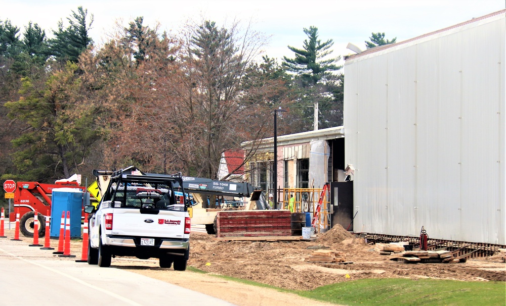 Renovation of Fort McCoy's Rumpel Fitness Center continues; progress at approximately 60 percent completion