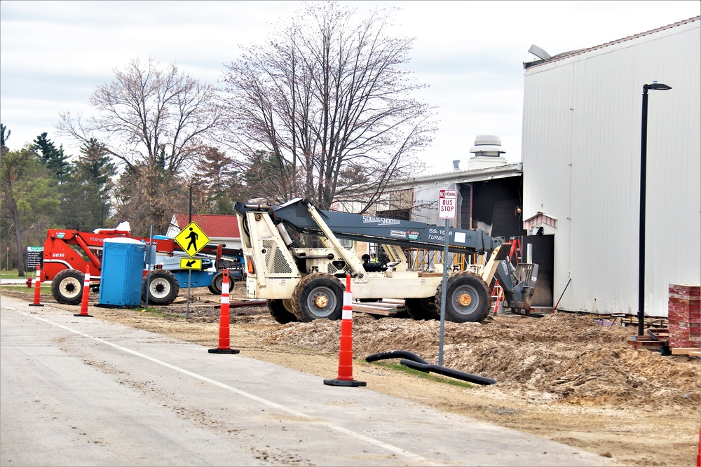Renovation of Fort McCoy's Rumpel Fitness Center continues; progress at approximately 60 percent completion