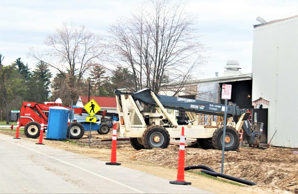 Renovation of Fort McCoy's Rumpel Fitness Center continues; progress at approximately 60 percent completion
