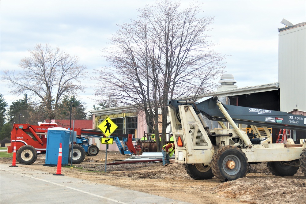 Renovation of Fort McCoy's Rumpel Fitness Center continues; progress at approximately 60 percent completion