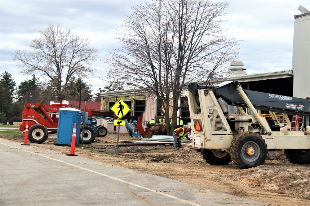 Renovation of Fort McCoy's Rumpel Fitness Center continues; progress at approximately 60 percent completion