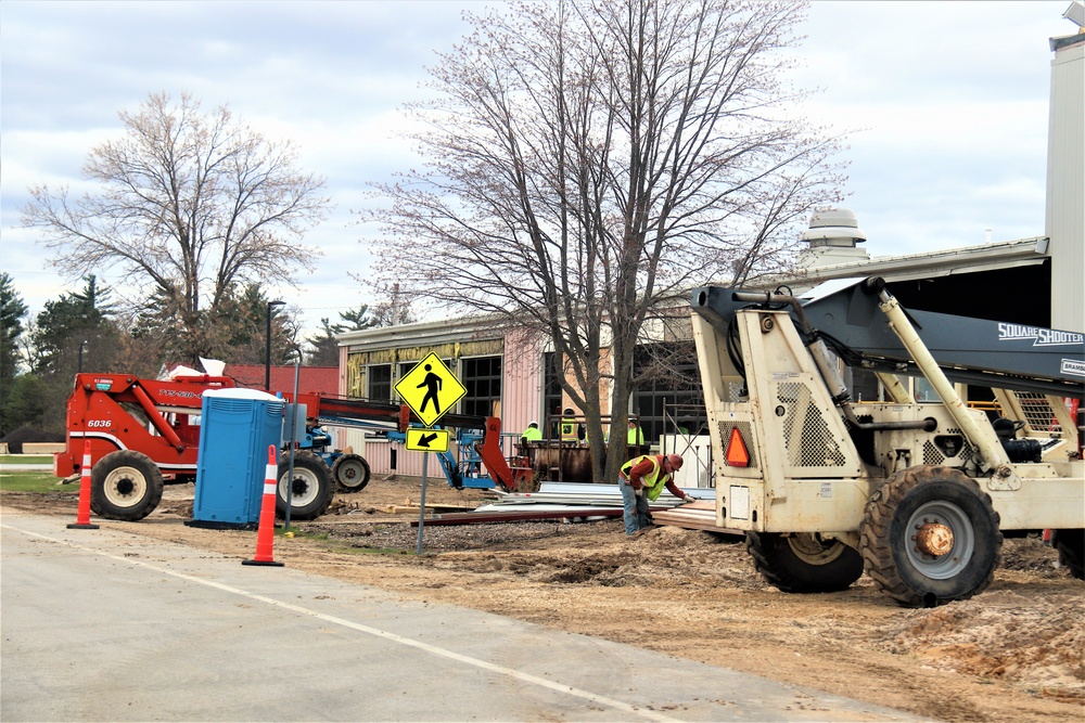 Renovation of Fort McCoy's Rumpel Fitness Center continues; progress at approximately 60 percent completion
