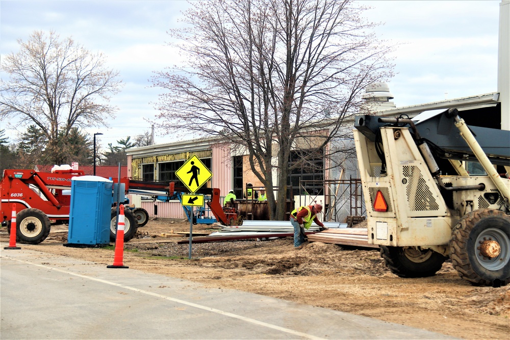 Renovation of Fort McCoy's Rumpel Fitness Center continues; progress at approximately 60 percent completion