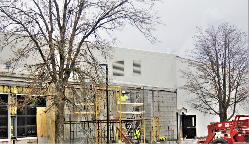 Renovation of Fort McCoy's Rumpel Fitness Center continues; progress at approximately 60 percent completion