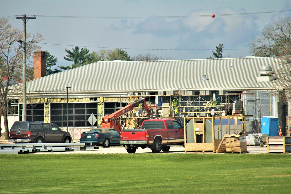 Renovation of Fort McCoy's Rumpel Fitness Center continues; progress at approximately 60 percent completion