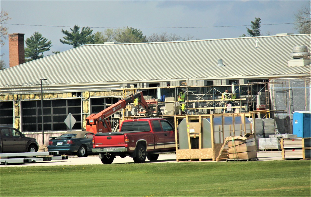 Renovation of Fort McCoy's Rumpel Fitness Center continues; progress at approximately 60 percent completion