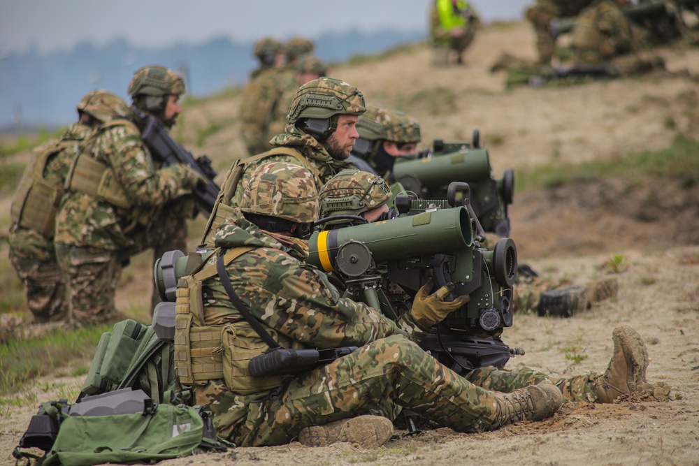 Anakonda23 Stronger Together During Combined Arms LFX at Nowa Deba