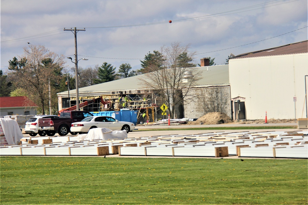 Renovation of Fort McCoy's Rumpel Fitness Center continues; progress at approximately 60 percent completion