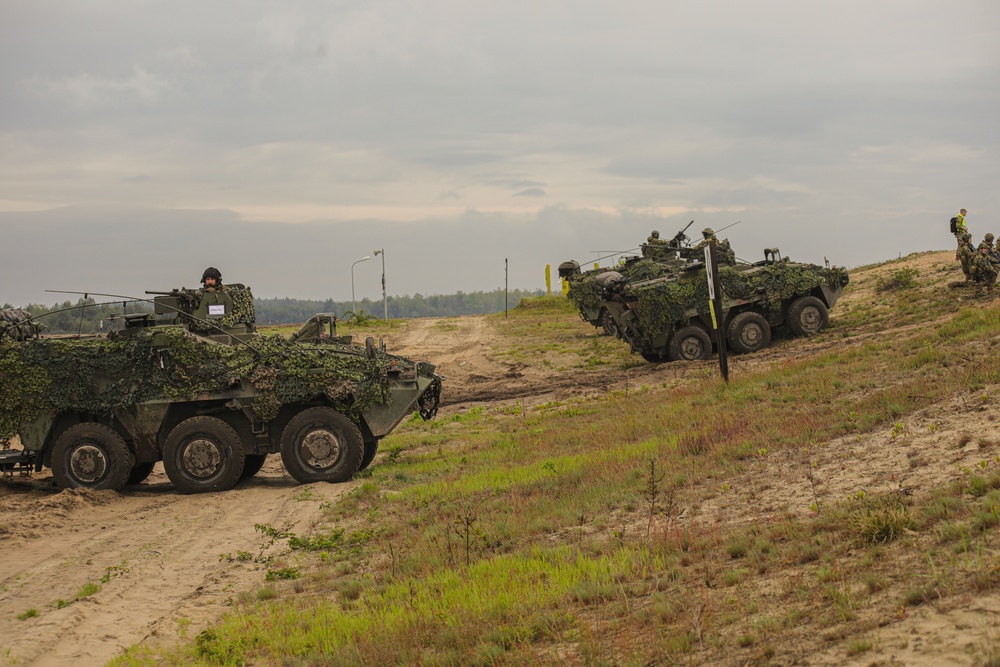 Anakonda23 Stronger Together During Combined Arms LFX at Nowa Deba