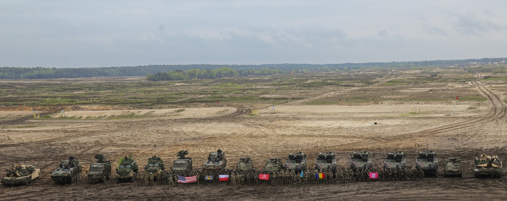 Anakonda23 Stronger Together During Combined Arms LFX at Nowa Deba