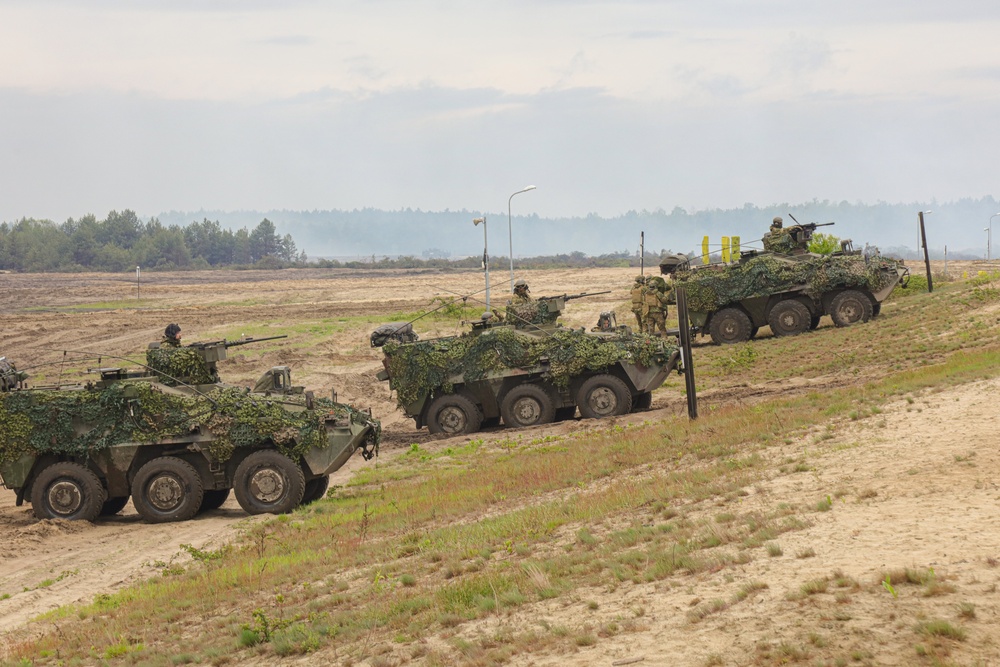 Anakonda23 Stronger Together During Combined Arms LFX at Nowa Deba