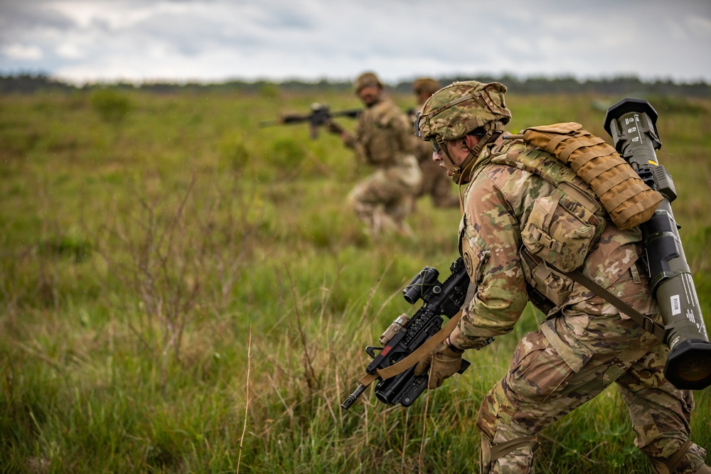 2nd Cavalry Regiment Blasts Through Day 2 of Griffin Shock 23 with a Live Fire Exercise