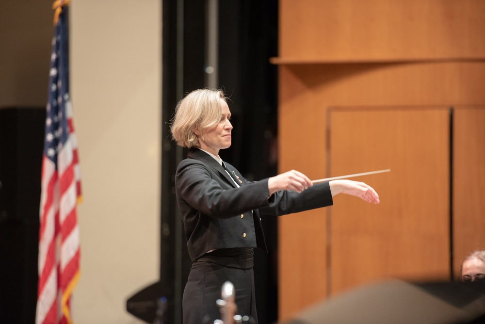 The U.S. Navy Band performs a concert celebrating the winners of the Young Artist Solo Competition