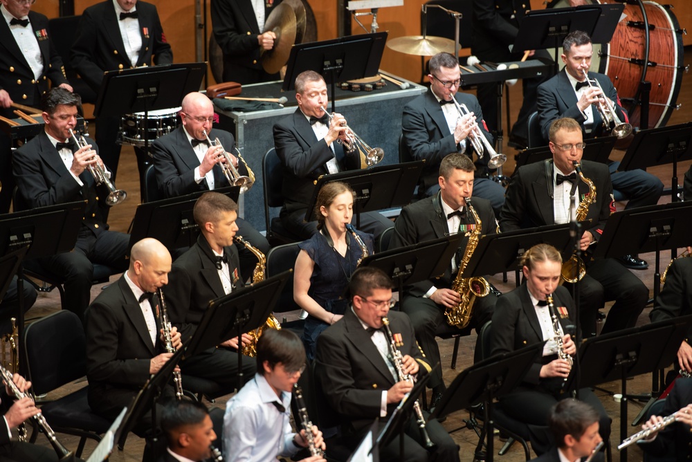 The U.S. Navy Band performs a concert celebrating the winners of the Young Artist Solo Competition