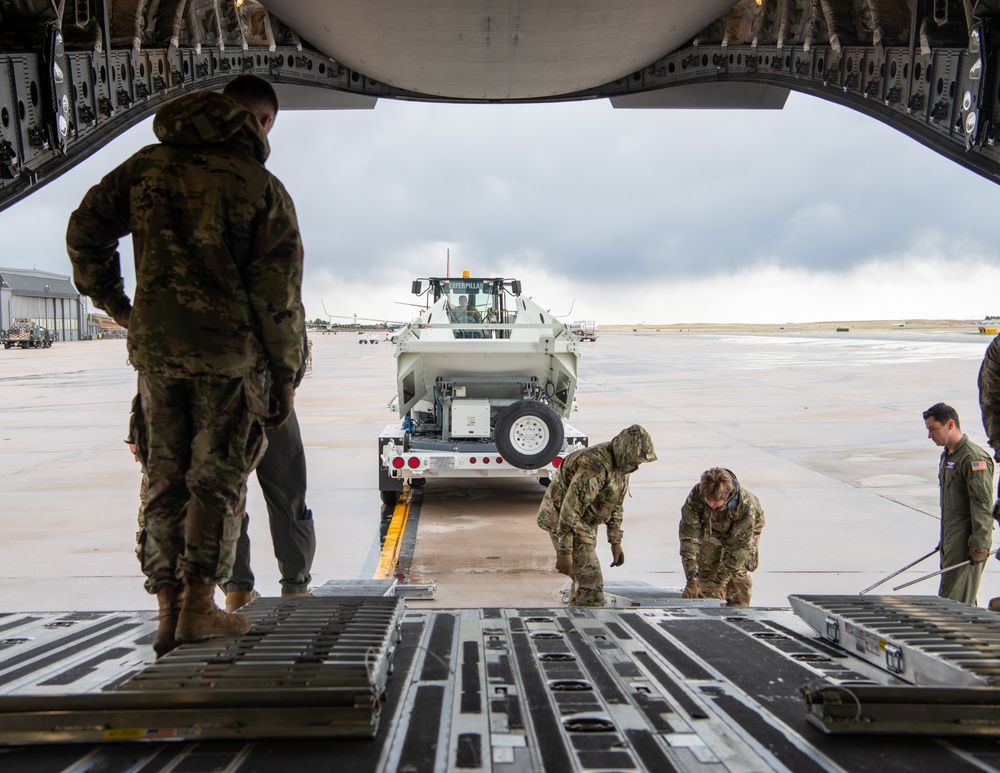 138th Space Control Squadron Airlift Exercise