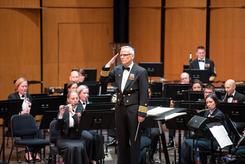 The U.S. Navy Band performs a concert celebrating the winners of the Young Artist Solo Competition