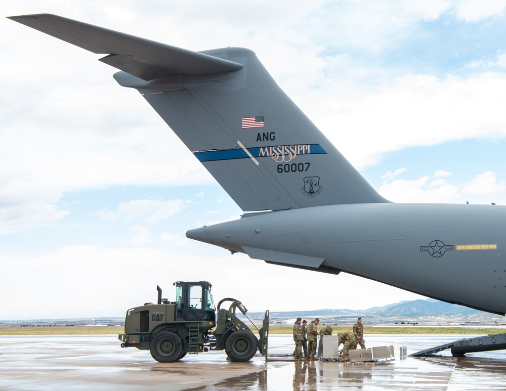 138th Space Control Squadron Airlift Exercise