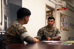 Marines with 1/12 talk about the Direct Affiliation Program