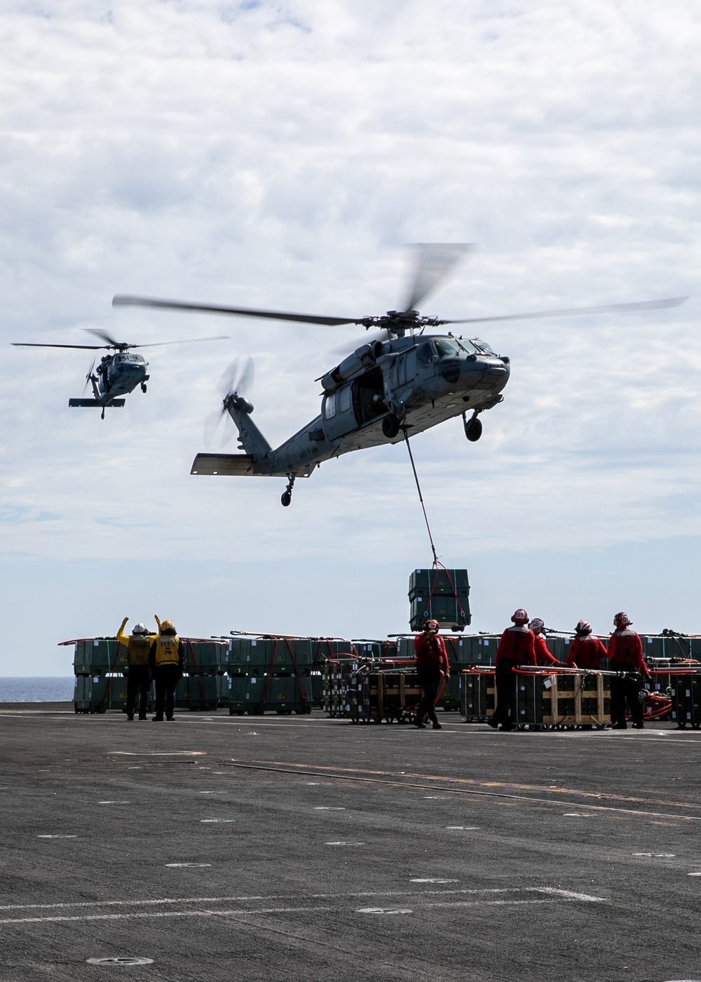 USS George H.W. Bush (CVN 77) Ordnance Transfer