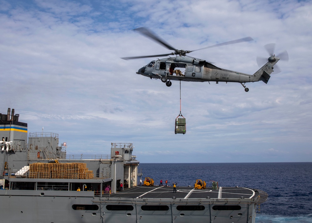 USS George H.W. Bush (CVN 77) Ordnance Transfer