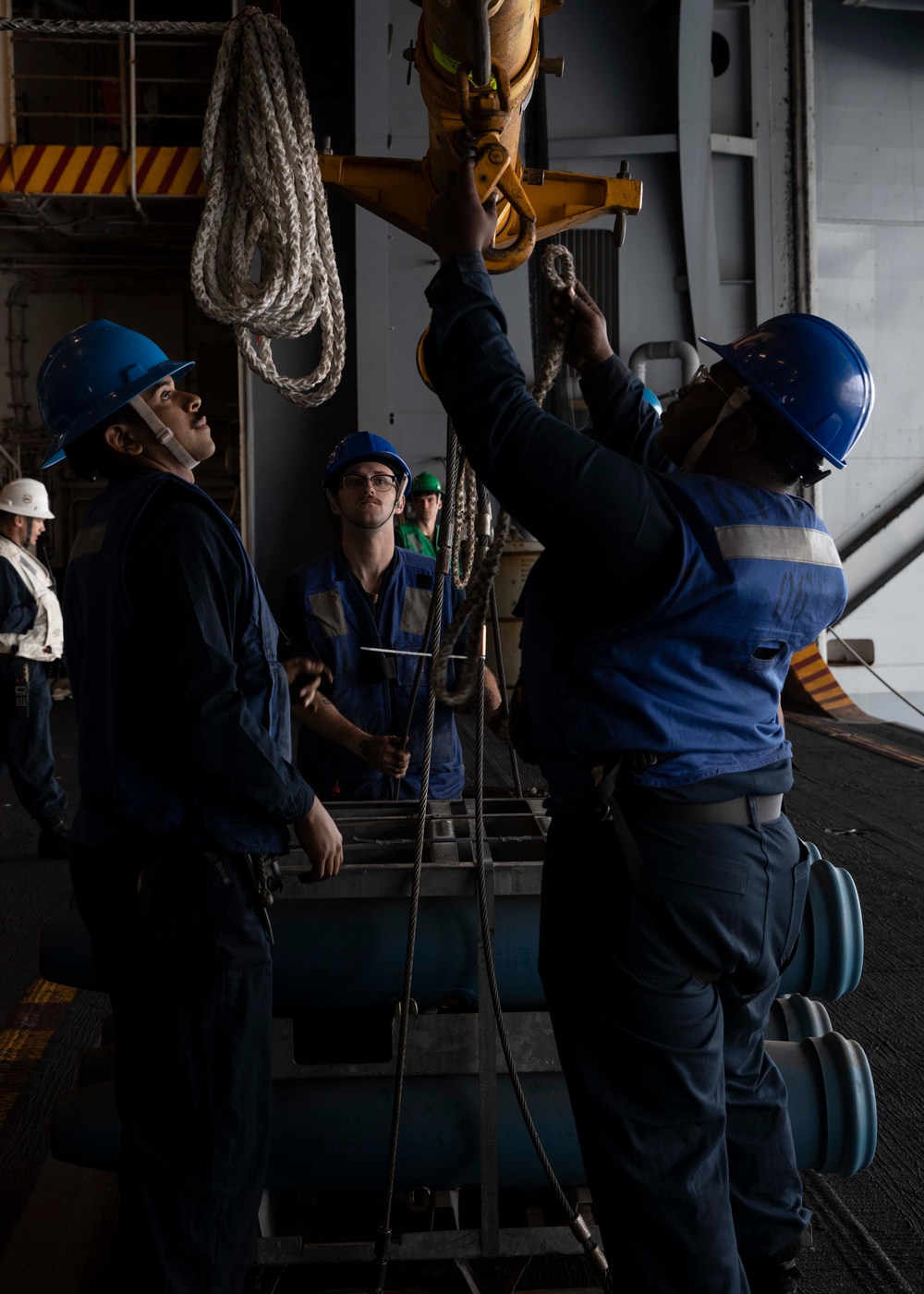 USS George H.W. Bush (CVN 77) Ordnance Transfer