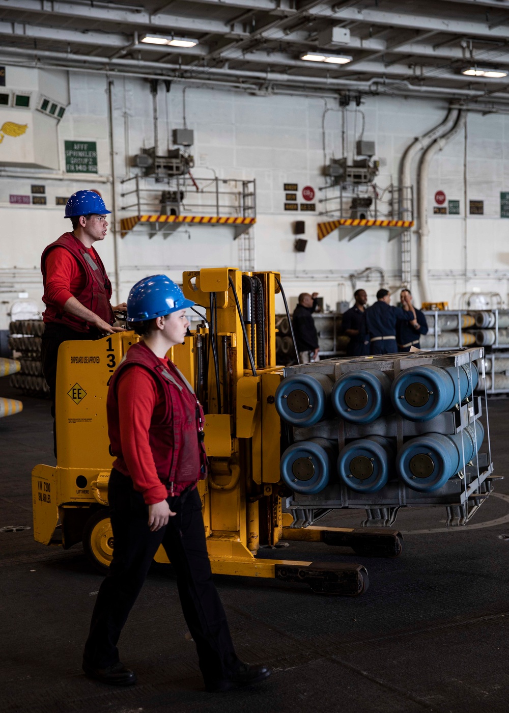 USS George H.W. Bush (CVN 77) Ordnance Transfer