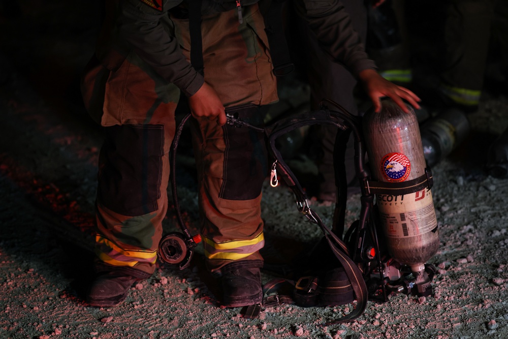 Annual Live Fire Training at Night