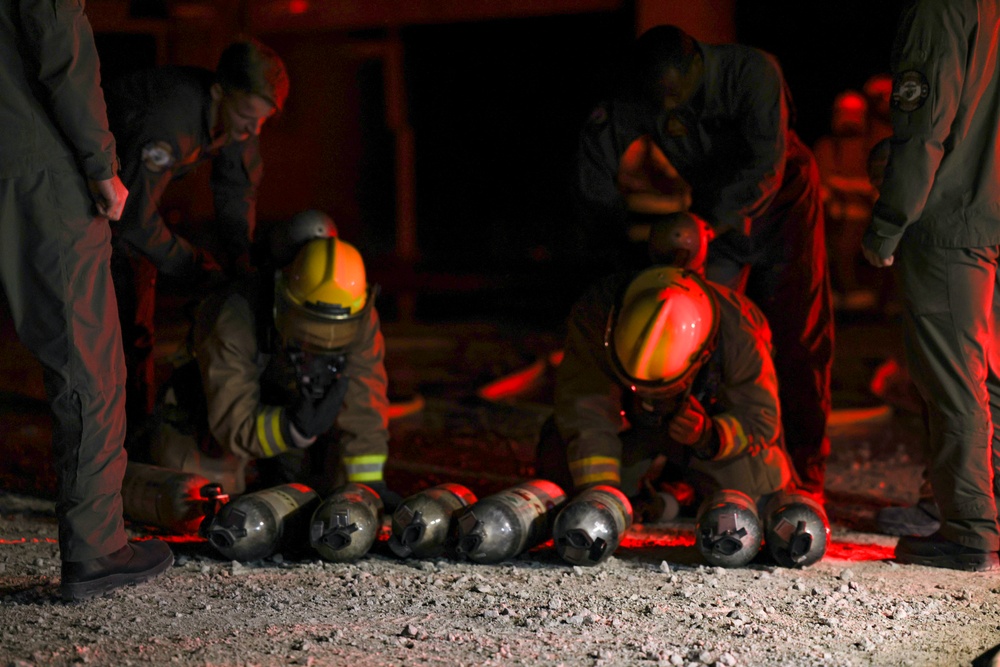 Annual Live Fire Training at Night