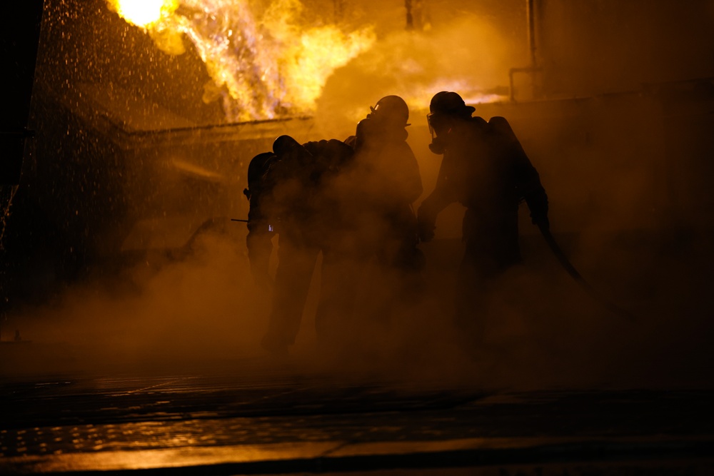 Annual Live Fire Training at Night