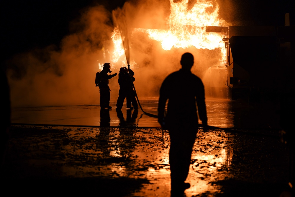 Annual Live Fire Training at Night