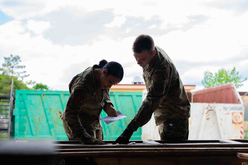 914th Airmen identify aircraft parts