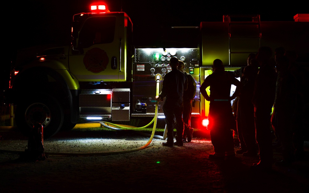 Annual Live Fire Training at Night