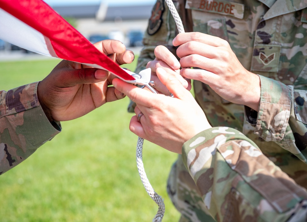 ALS Class 23-E and the 436th MSG host retreat in honor of Peace Officer Memorial Day