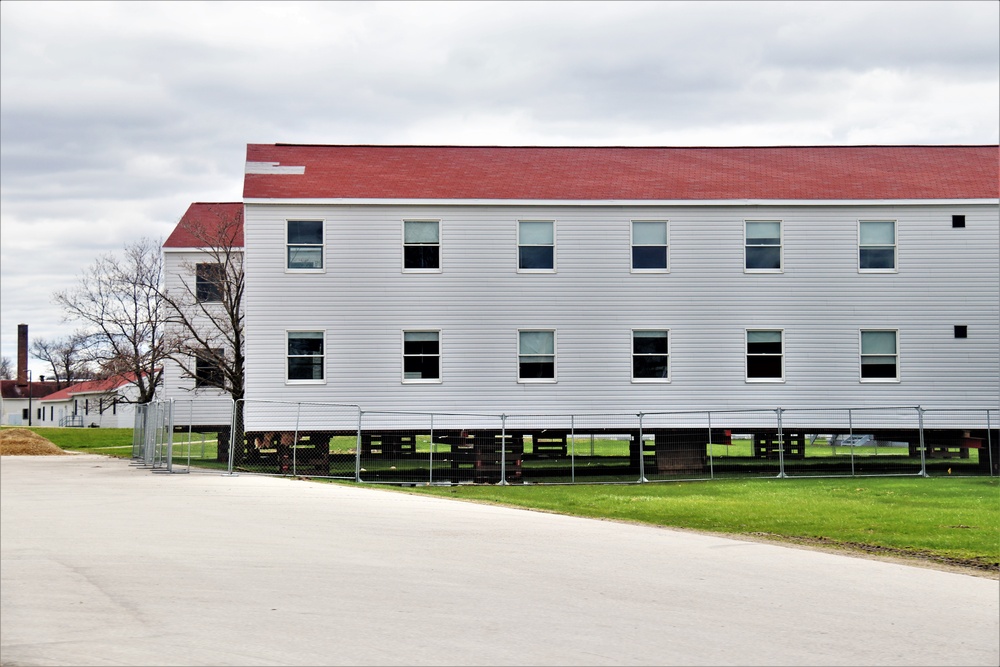 Relocated World War II-era barracks ready for continued work at Fort McCoy