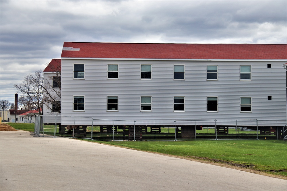 Relocated World War II-era barracks ready for continued work at Fort McCoy