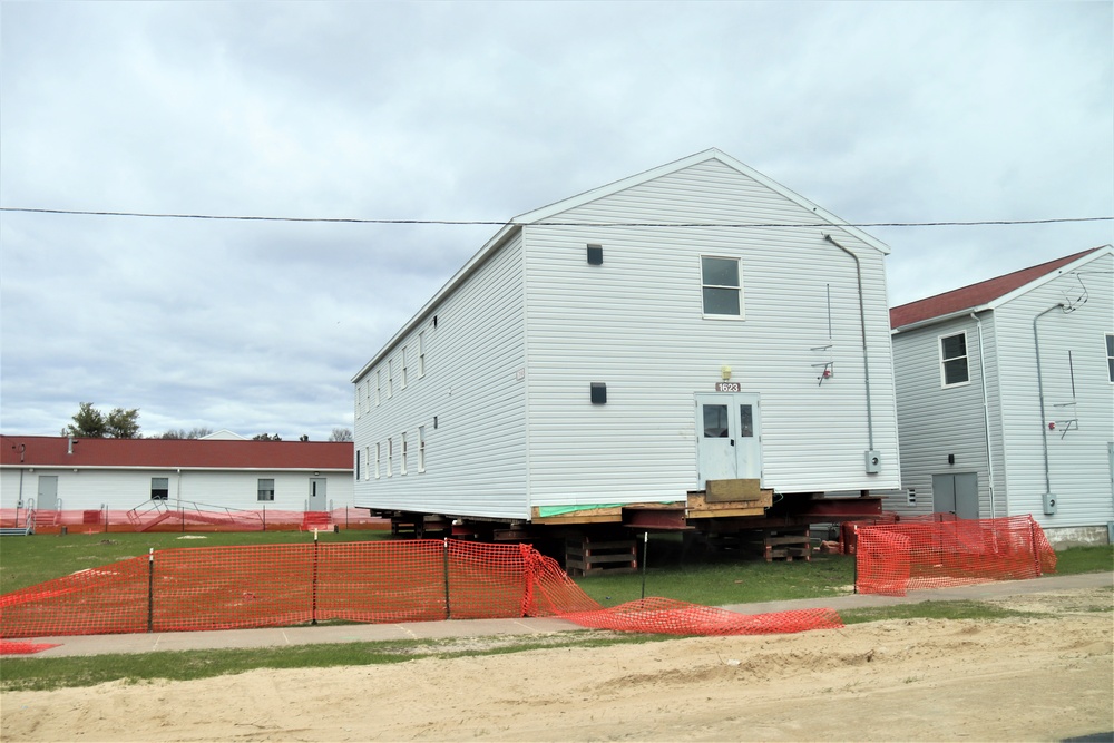 Relocated World War II-era barracks ready for continued work at Fort McCoy