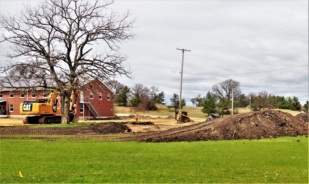 Grading project continues at Fort McCoy