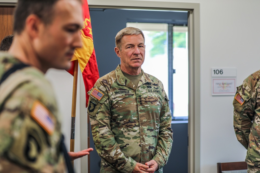 United States Army Chief of Staff Infastructure Visit