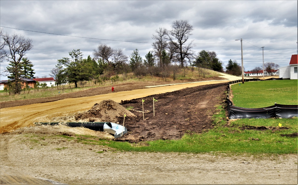 Grading project continues at Fort McCoy