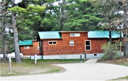 Cabins at Fort McCoy's Pine View Campground