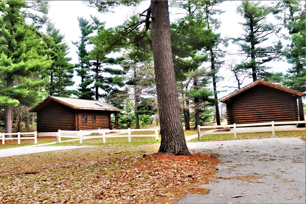 Cabins at Fort McCoy's Pine View Campground